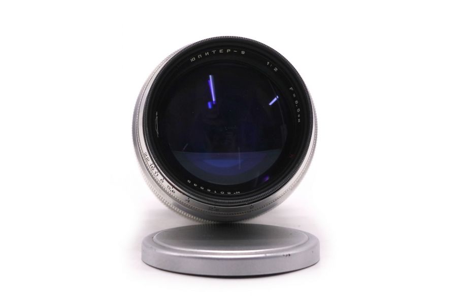 Объектив Юпитер-9 П 2/85 М39 silver дальномер КМЗ