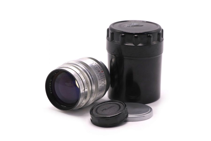 Объектив Юпитер-9 П 2/85 М39 silver дальномер КМЗ