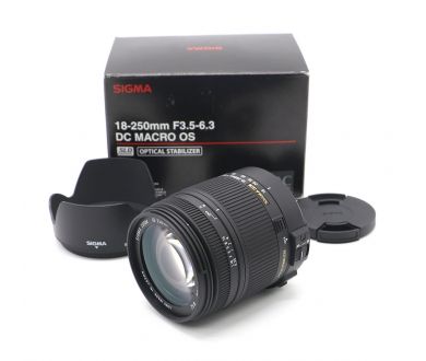 Sigma AF 18-250mm f/3.5-6.3 DC OS HSM Macro for Nikon в упаковке