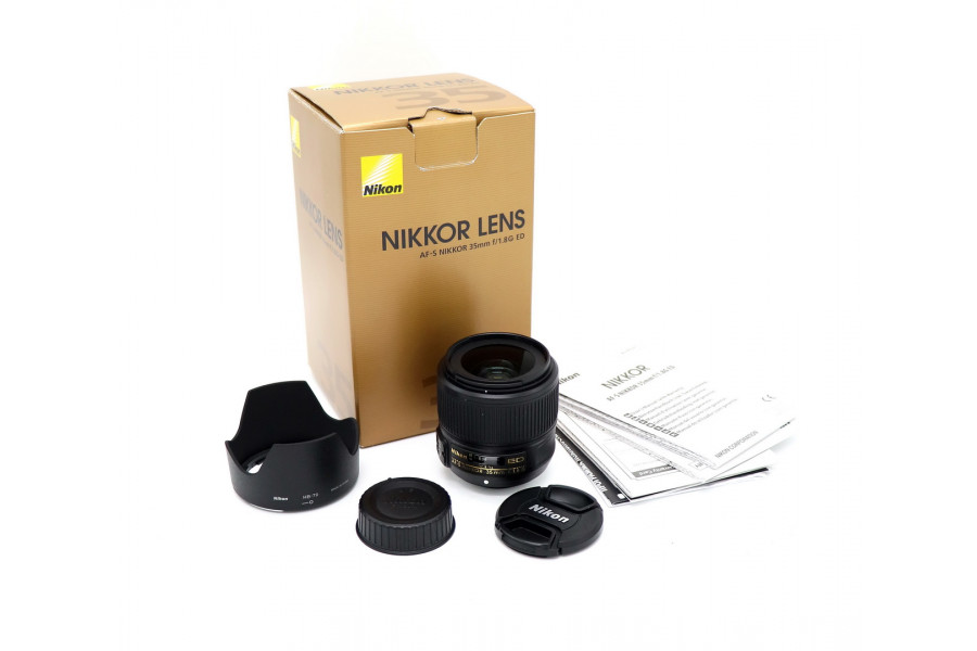 Nikon 35mm f/1.8G AF-S ED Nikkor новый в упаковке