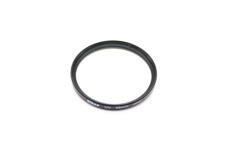 Ультрафиолетовый светофильтр Nikon UV 58mm Japan для объектива