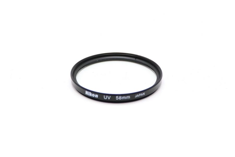 Ультрафиолетовый светофильтр Nikon UV 58mm Japan для объектива