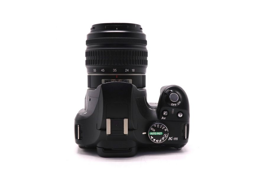 Фотоаппарат Pentax K-m kit (пробег 8440 кадров)