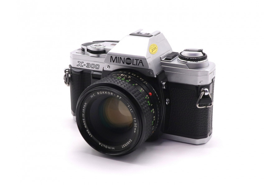 Камера Minolta X-300 + Minolta MC Rokkor-PF 50mm f/1.7