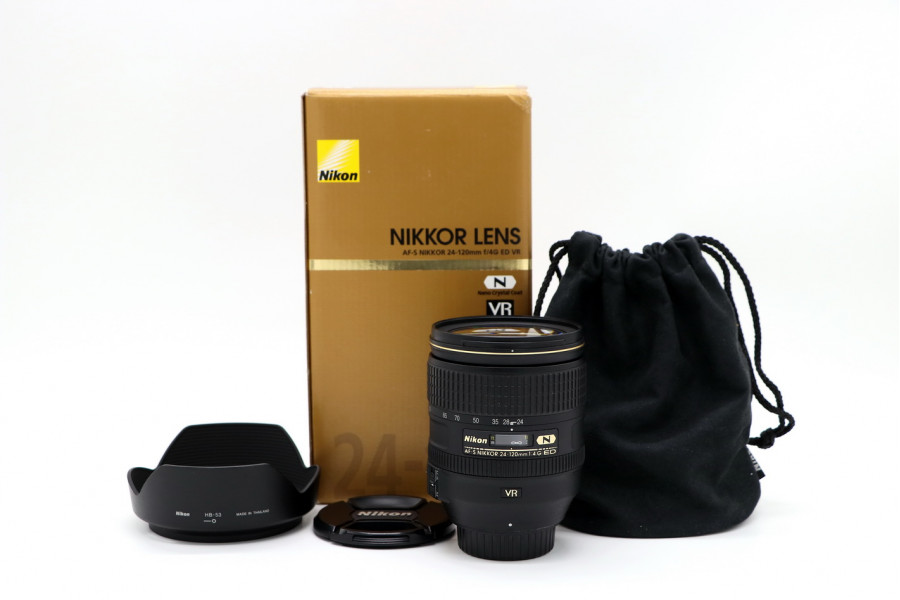 Nikon 24-120mm f/4G ED VR AF-S Nikkor в упаковке