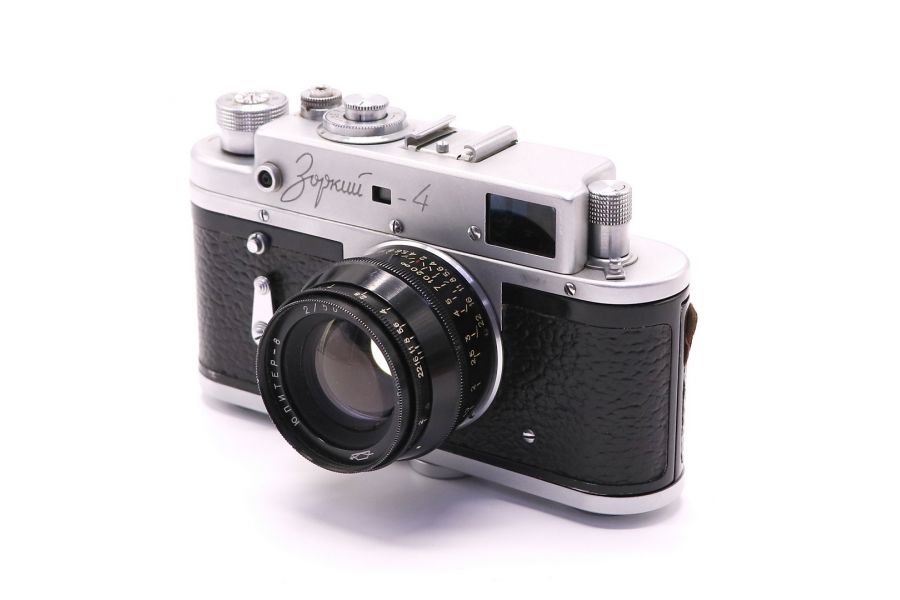 Дальномерный фотоаппарат Зоркий 4 + Юпитер-8 black
