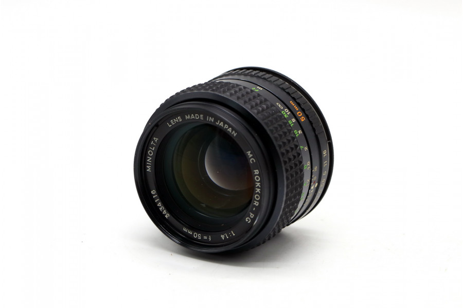 Объектив Minolta MC Rokkor-PG 50mm f/1.4 (Japan)
