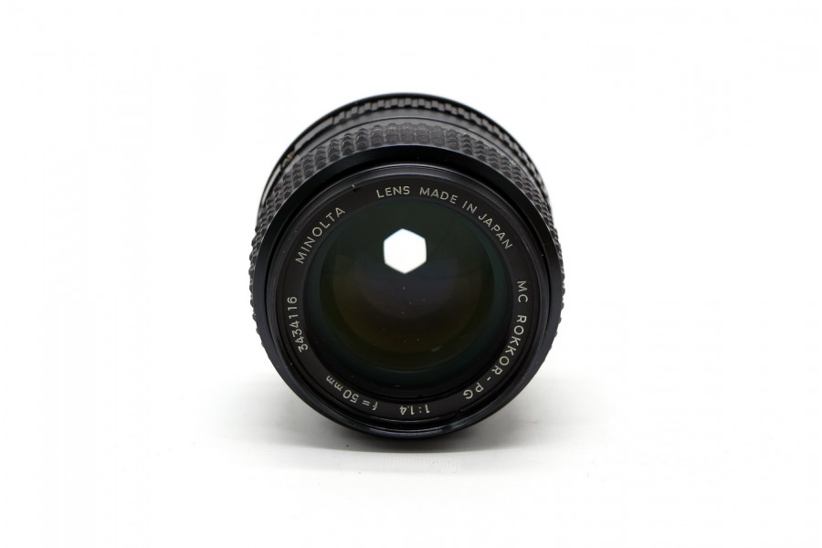 Объектив Minolta MC Rokkor-PG 50mm f/1.4 (Japan)