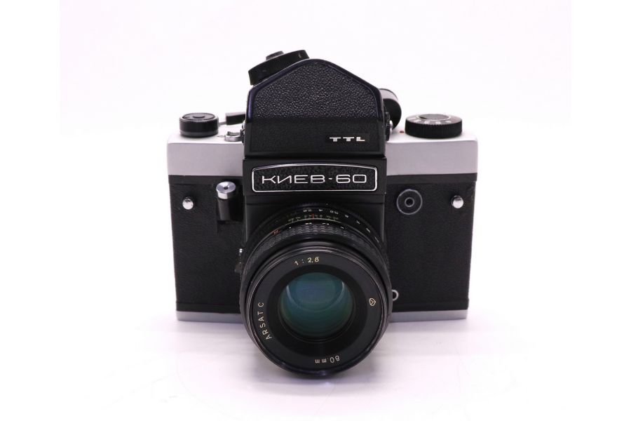 Киев 60 + Arsat C 2.8/80 зеркальный фотоаппарат