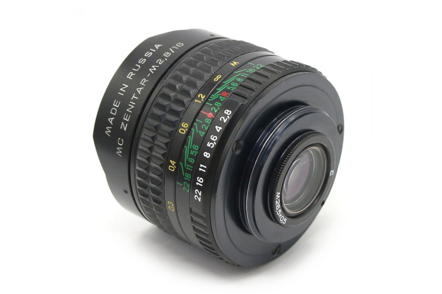 Объектив Зенитар-М МС 16mm f/2.8 Fish-eye (КМЗ)
