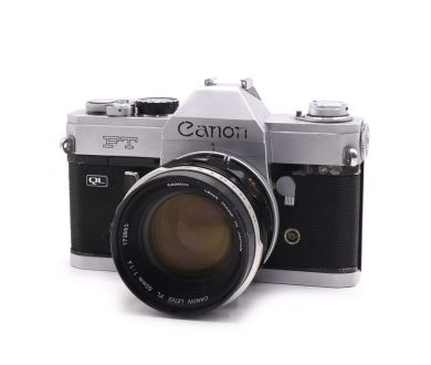 Камера Canon FT QL + Canon FL 50mm f/1.4 (Japan)