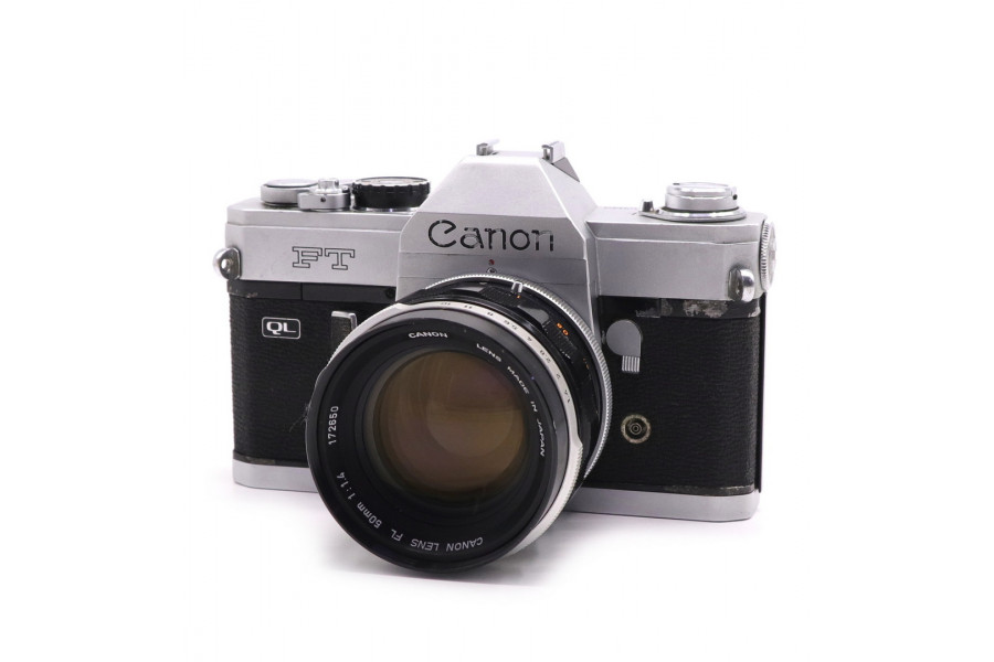 Камера Canon FT QL + Canon FL 50mm f/1.4 (Japan)