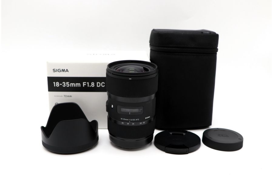 Sigma AF 18-35mm f/1.8 DC HSM Art Canon EF-S в упаковке