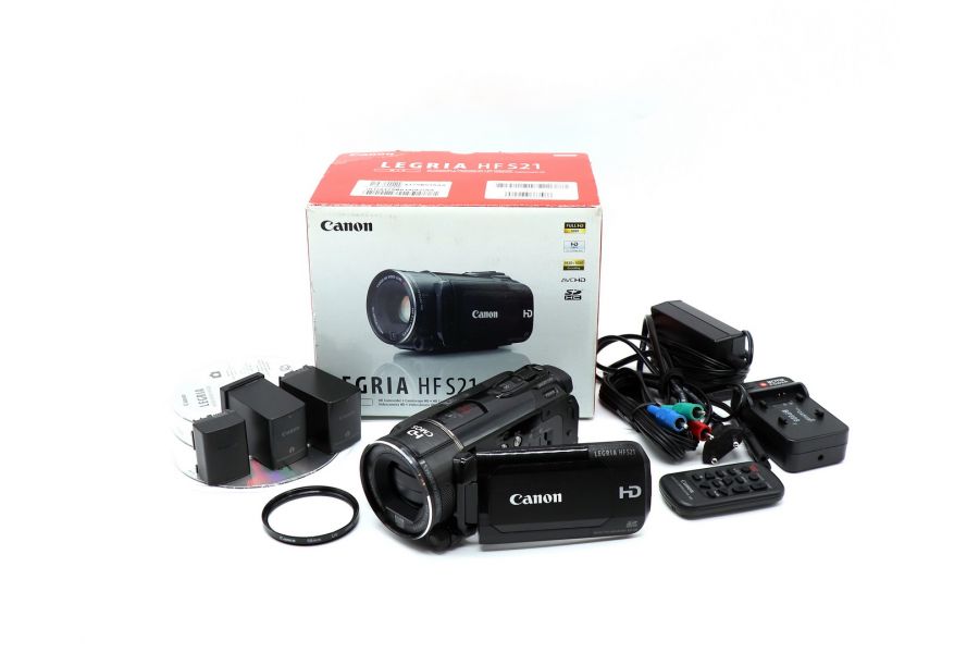 Видеокамера Canon Legria HF S21e в упаковке