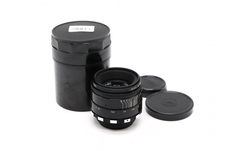 Объектив Гелиос-44-2 2/58 ММЗ в тубусе, СССР