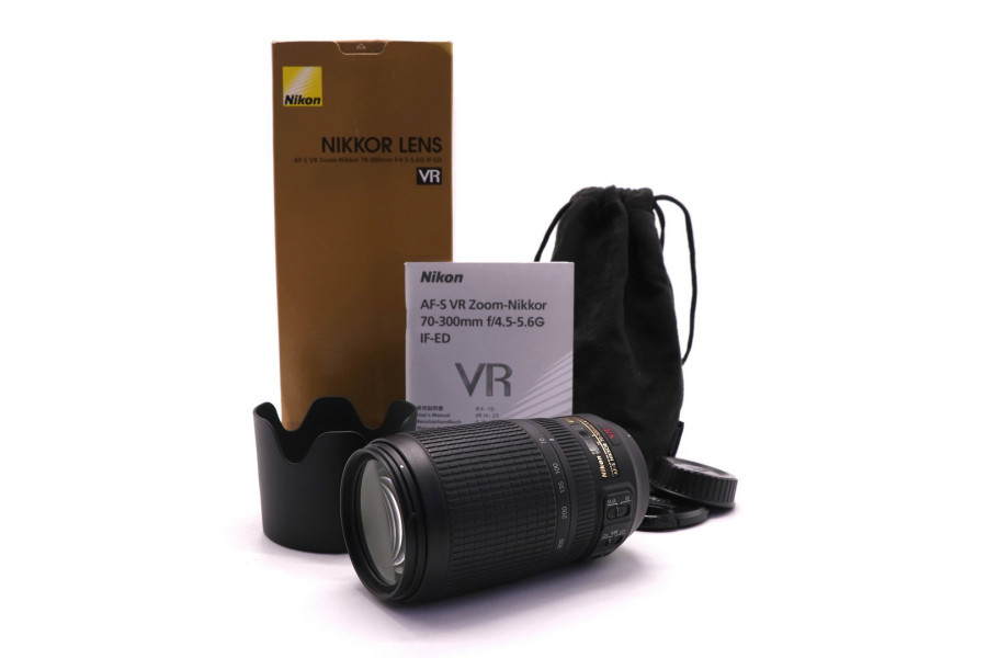 Nikon 70-300mm f/4.5-5.6G ED-IF AF-S VR Zoom-Nikkor в упаковке