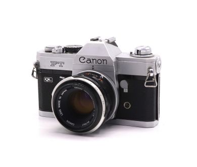 Камера Canon FT QL + Canon FL 50mm/1.8 (Japan, 1967)