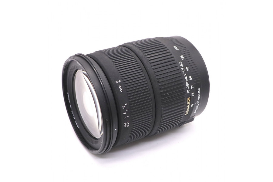 Цифровой Sigma AF 18-200mm f/3.5-6.3 DC OS Canon EF-S