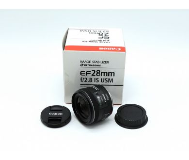 Объектив Canon EF 28mm f/2.8 IS USM в упаковке