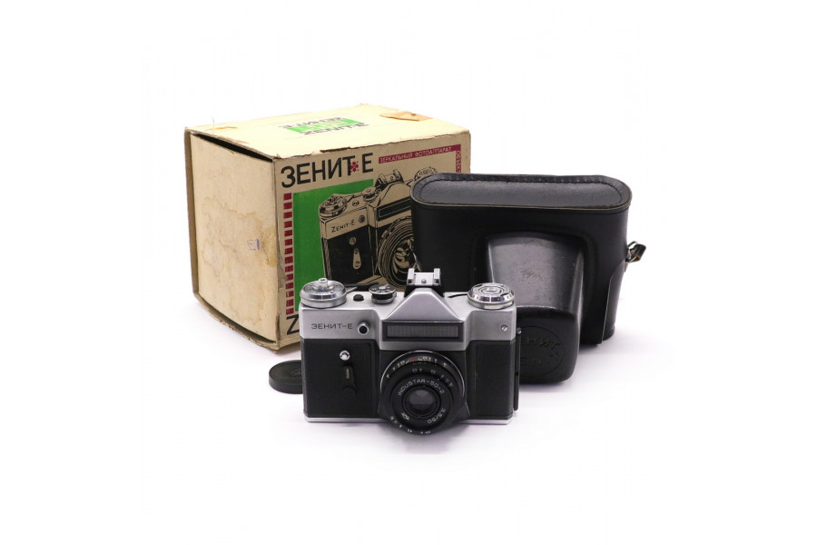 Фотоаппарат Зенит Е + Индустар 50-2 kit в упаковке