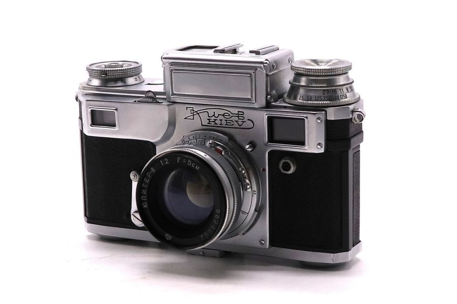 Киев 4 + объектив Юпитер-8М 50mm f/2 в упаковке