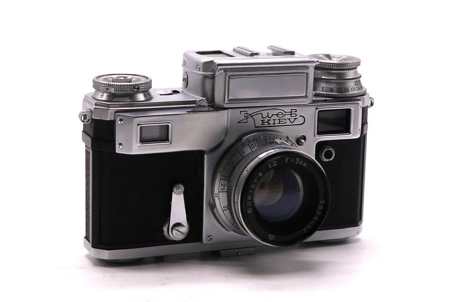 Киев 4 + объектив Юпитер-8М 50mm f/2 в упаковке