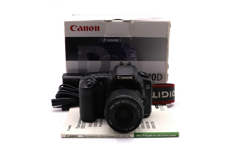 Цифровая камера Canon EOS 20D kit в упаковке