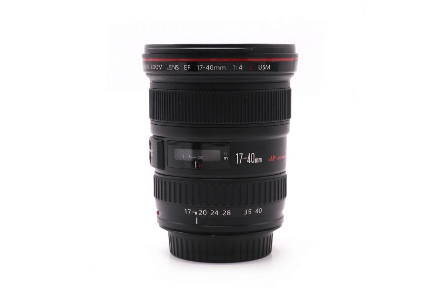 Объектив Canon EF 17-40mm f/4L USM в упаковке