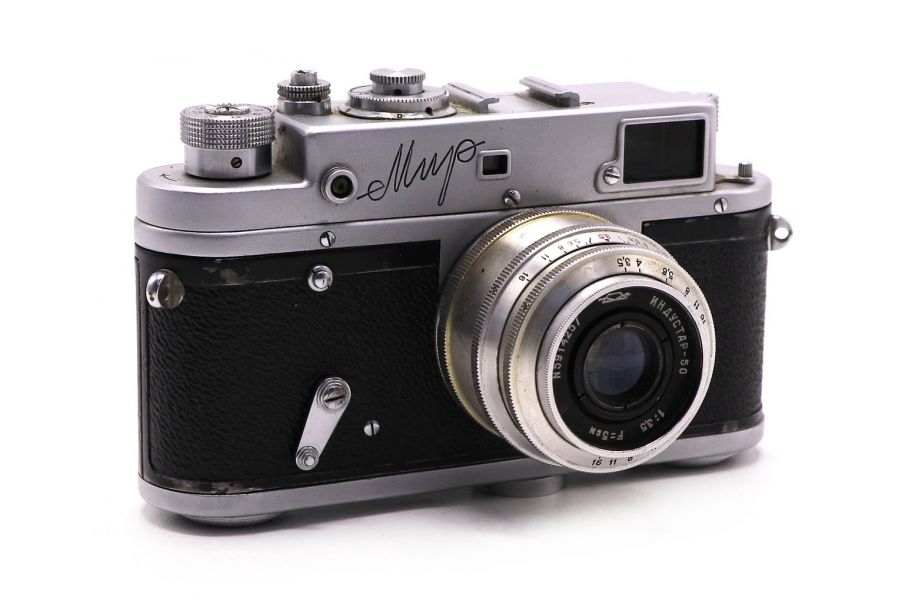 Фотоаппарат советский Мир + Индустар-50 (СССР)
