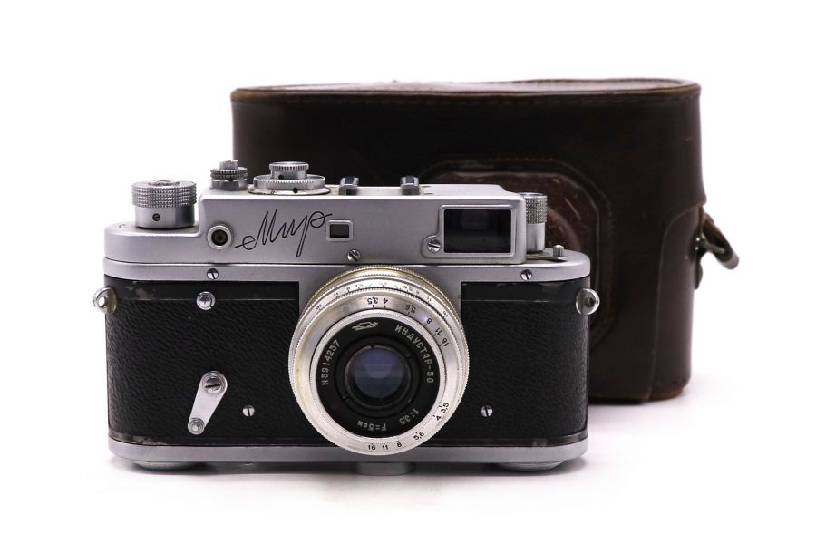Фотоаппарат советский Мир + Индустар-50 (СССР)