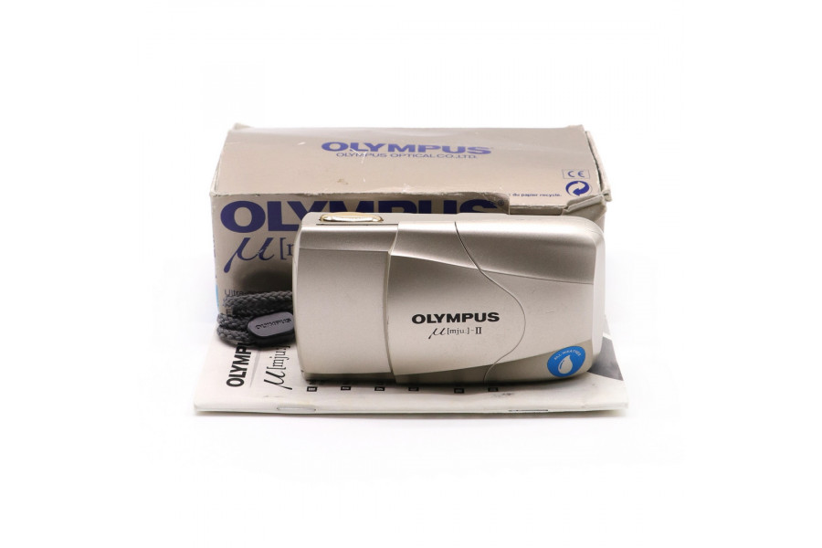 Плёночная камера Olympus mju II в упаковке