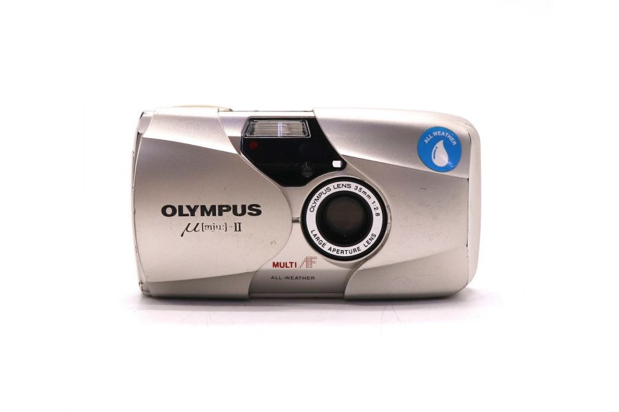 Olympus mju II компактная плёночная в упаковке 
