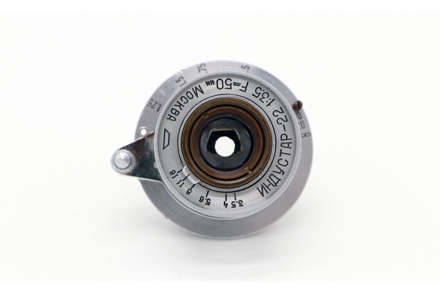 Редкий Индустар-22 3,5/50 Москва (СССР, 1948)