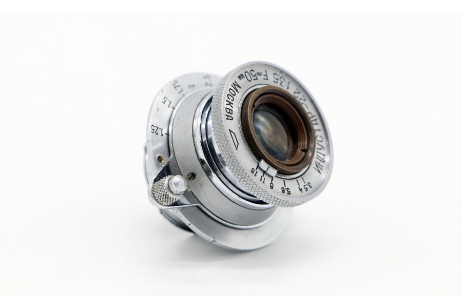 Редкий Индустар-22 3,5/50 Москва (СССР, 1948)