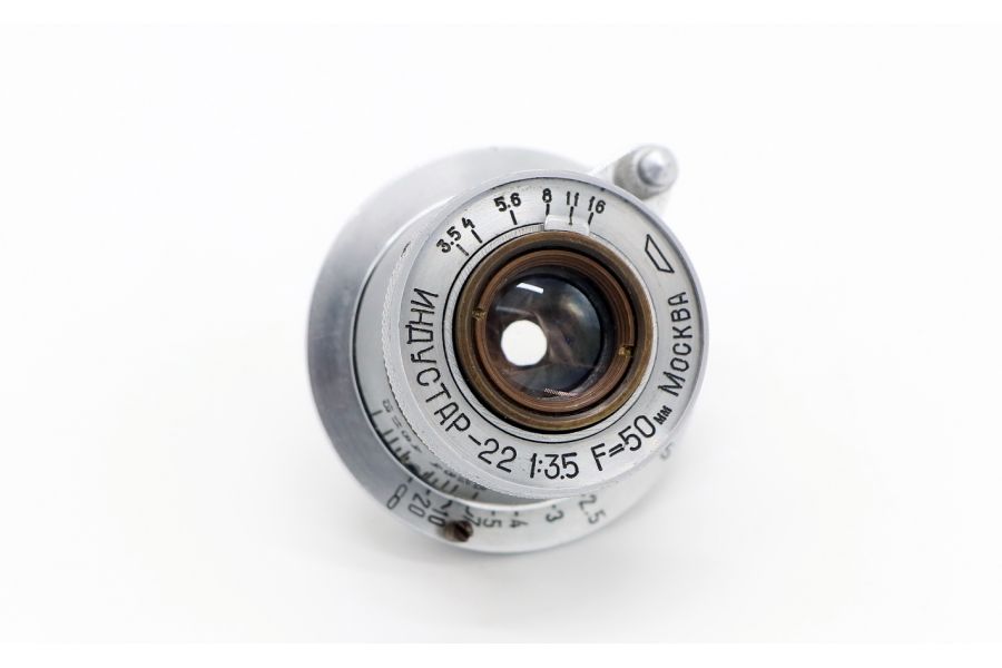 Редкий Индустар-22 3,5/50 Москва (СССР, 1948)