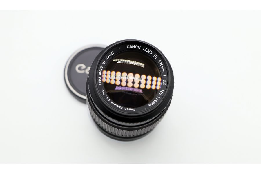 Объектив Canon FL 135mm f/3.5 (Japan, 1969)