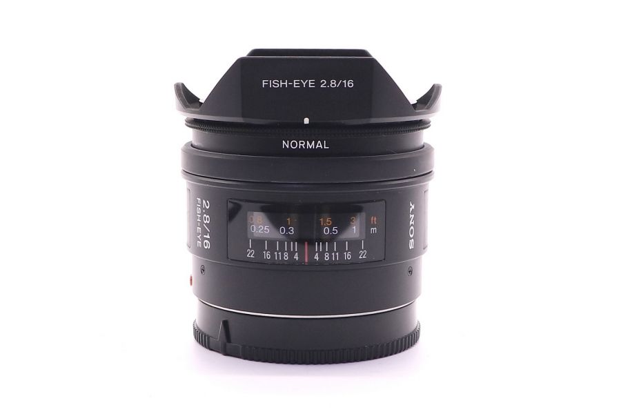 Объектив Sony 16mm f/2.8 Fisheye (SAL-16F28)