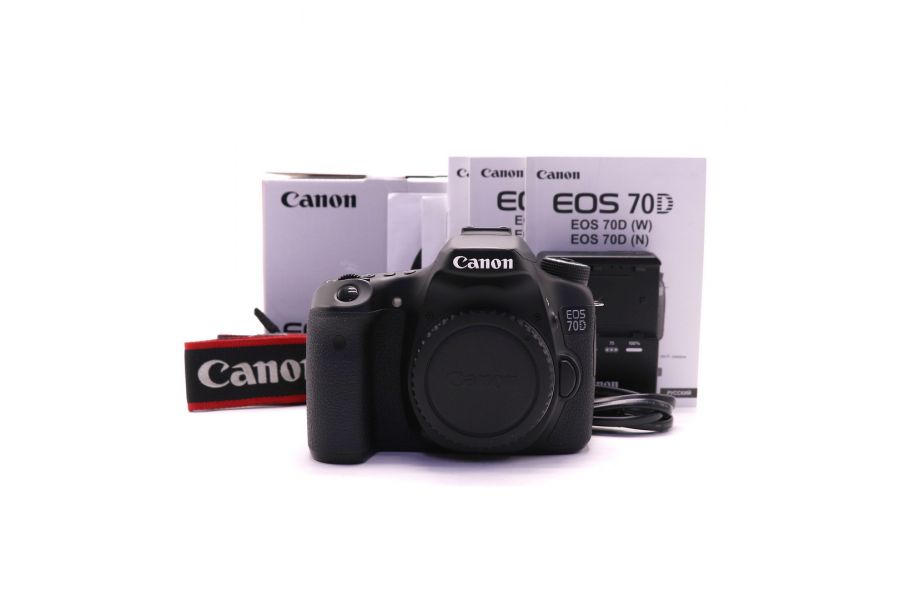 Canon EOS 70D body в упаковке (пробег 57760 кадров)