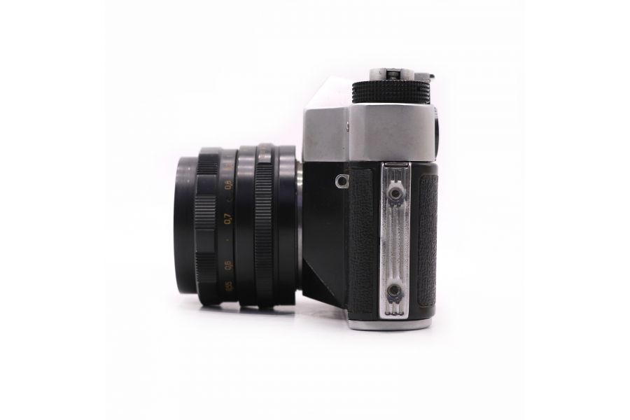 Фотокамера Зенит ТТЛ kit silver в упаковке (СССР, 1982)