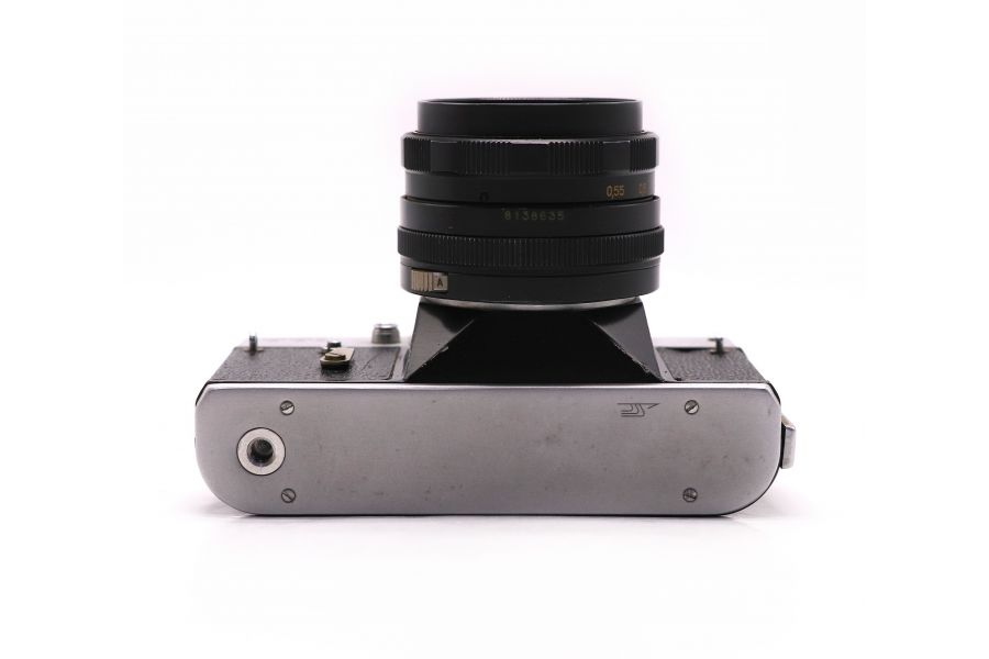 Фотокамера Зенит ТТЛ kit silver в упаковке (СССР, 1982)