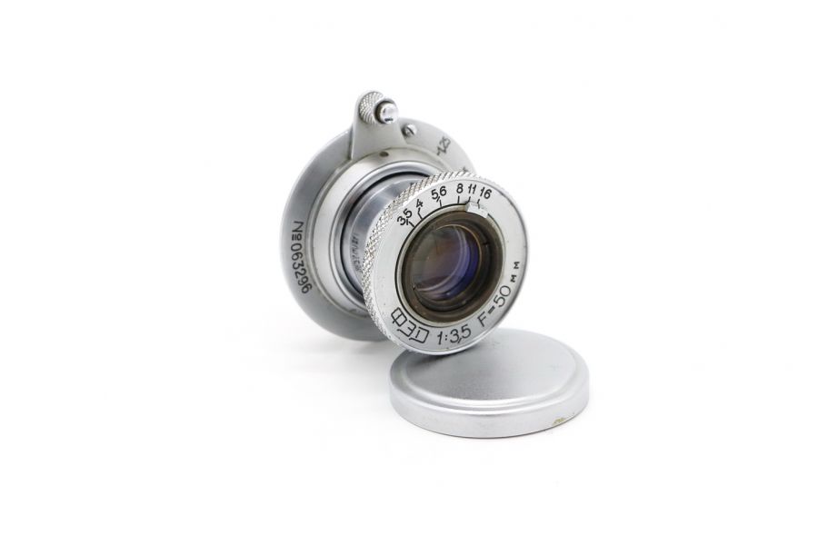 Советский объектив Индустар 10 ФЭД f3.5/50 (СССР, 1955г.)