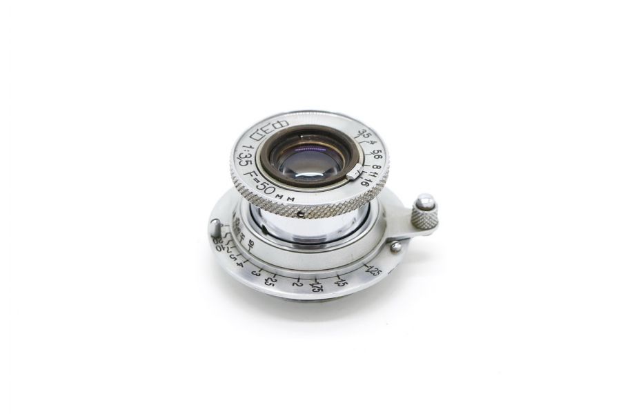 Советский объектив Индустар 10 ФЭД f3.5/50 (СССР, 1955г.)