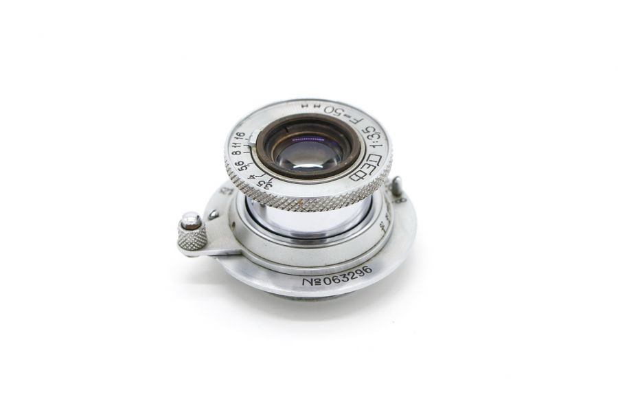 Советский объектив Индустар 10 ФЭД f3.5/50 (СССР, 1955г.)