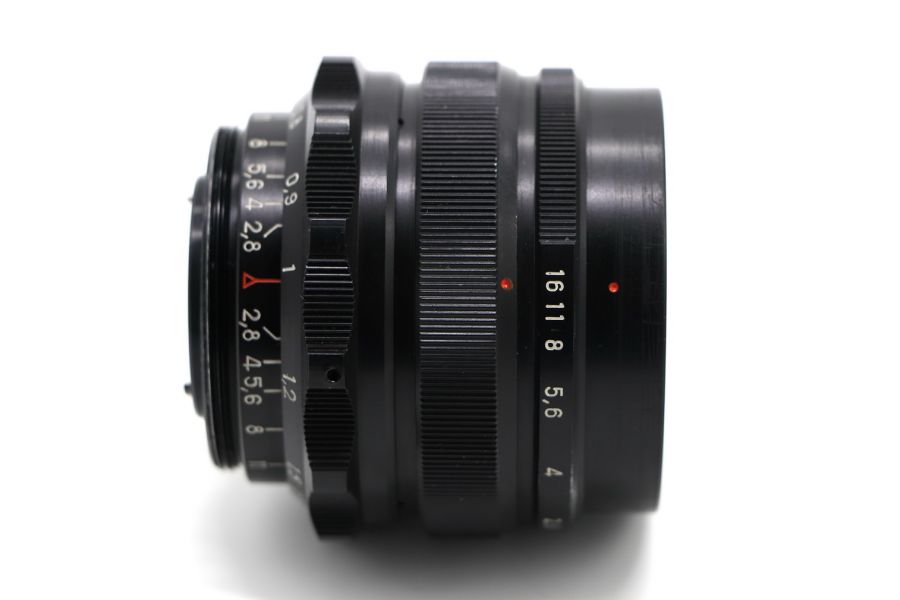 Объектив мануальный Мир-1Ш 2,8/37 (СССР, 1989)