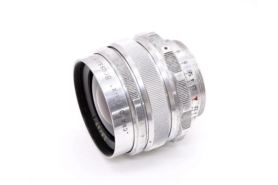 Советский объектив Мир-1 2.8/37 silver GPB М42