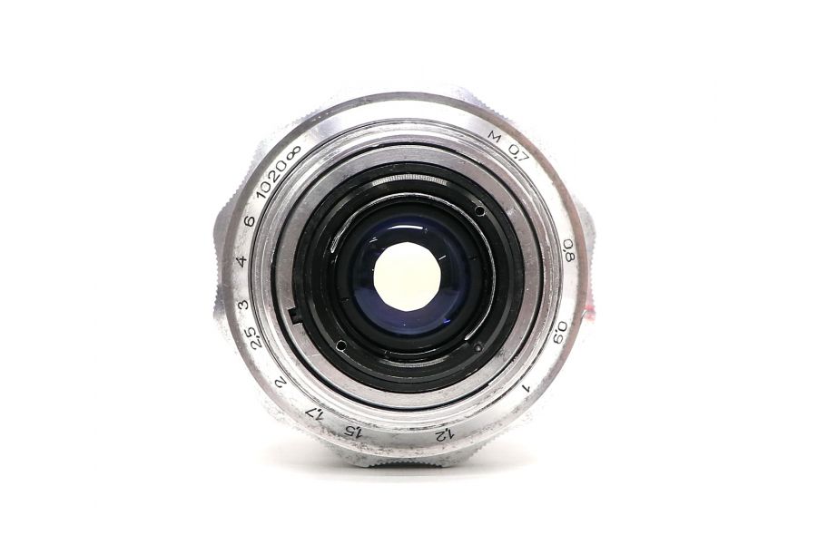 Советский объектив Мир-1 2.8/37 silver GPB М42