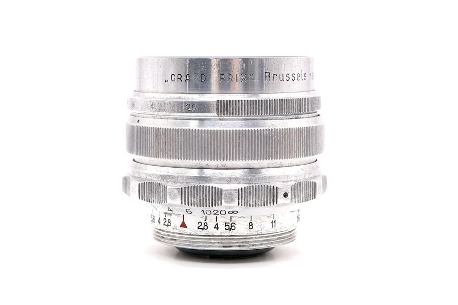 Советский объектив Мир-1 2.8/37 silver GPB М42