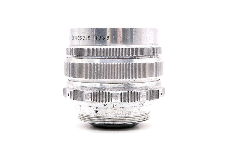 Советский объектив Мир-1 2.8/37 silver GPB М42