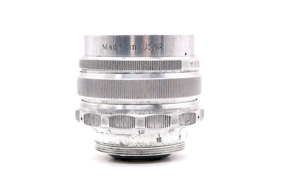 Советский объектив Мир-1 2.8/37 silver GPB М42