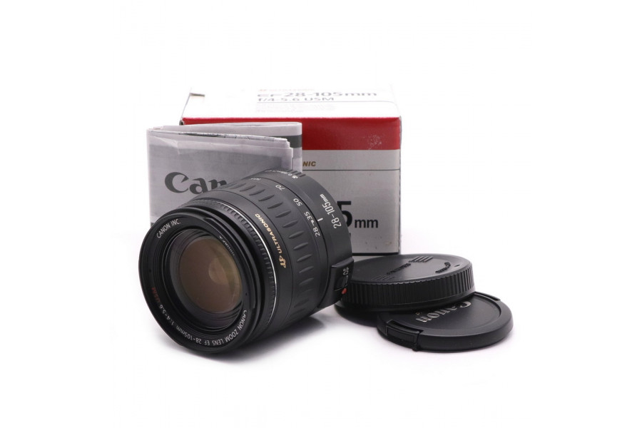 Объектив Canon EF 28-105mm f/4-5.6 USM в упаковке